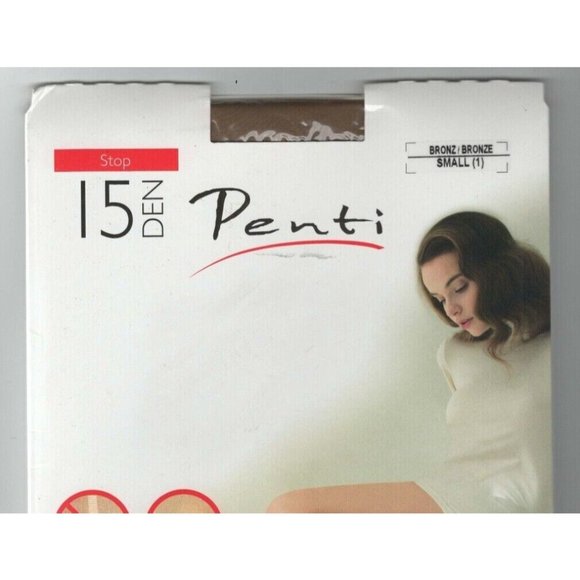 Penti Stop 15 Denier Bronze Small(1) New Tech Yarn Hole Stop Tights 3815 - Picture 4 of 10